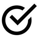 checkmark in circle